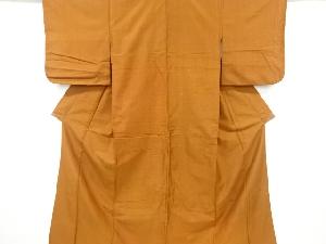 アンティーク　小格子織り出し米沢紬着物